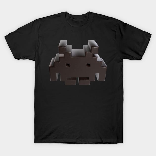 3D Alien - Leather2 T-Shirt by 3DMe